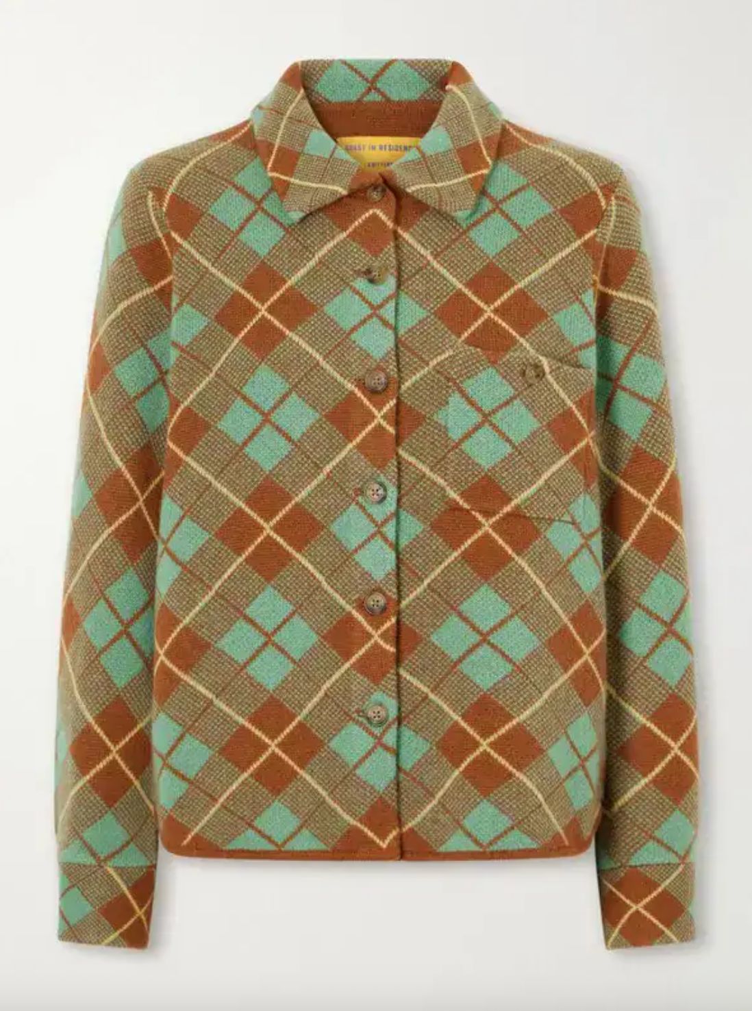 Guest In Residence Dylan Plaid Shacket