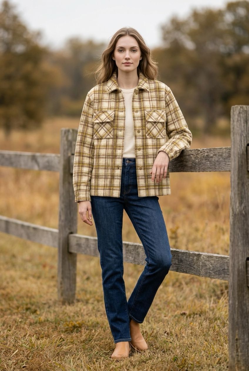 Le Superbe Plaid Grohl Shacket