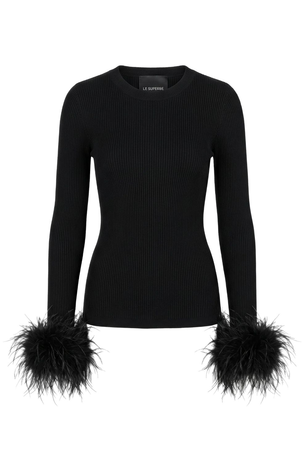 Le Superbe Extra Crew Neck in Black