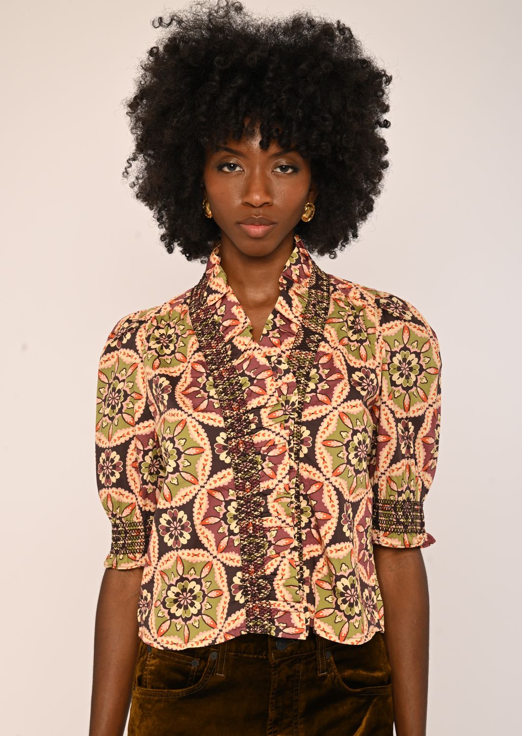 Love the Label Zuri Blouse in Letters to Hattie