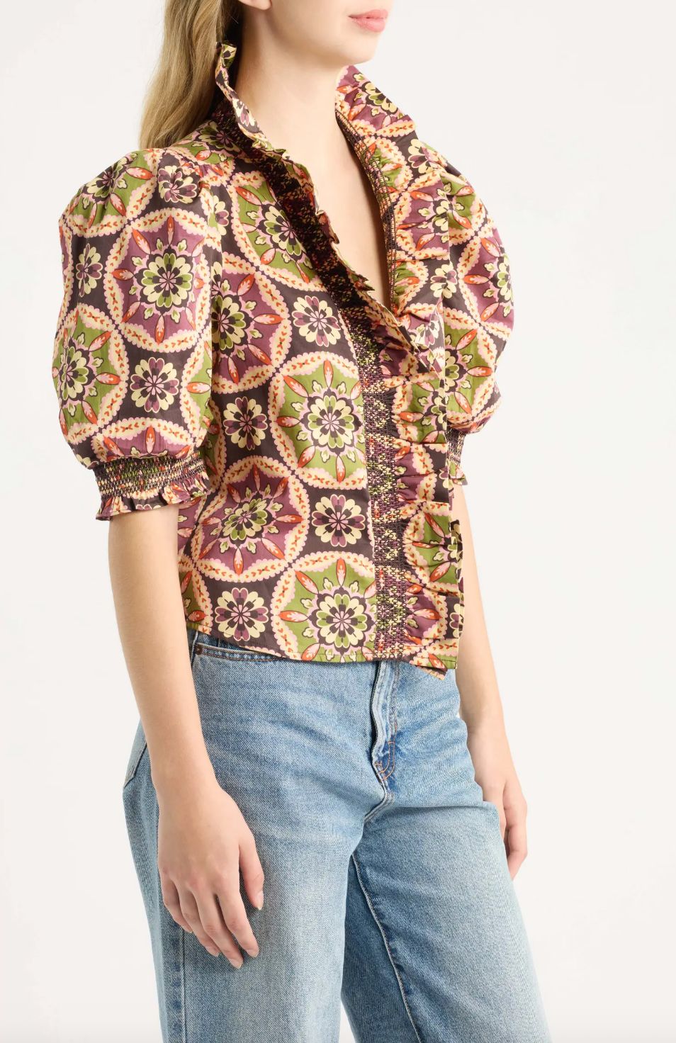 Love the Label Zuri Blouse in Letters to Hattie