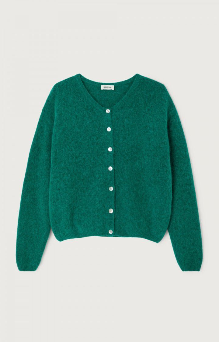 American Vintage Vito Cardigan in Canard Chine