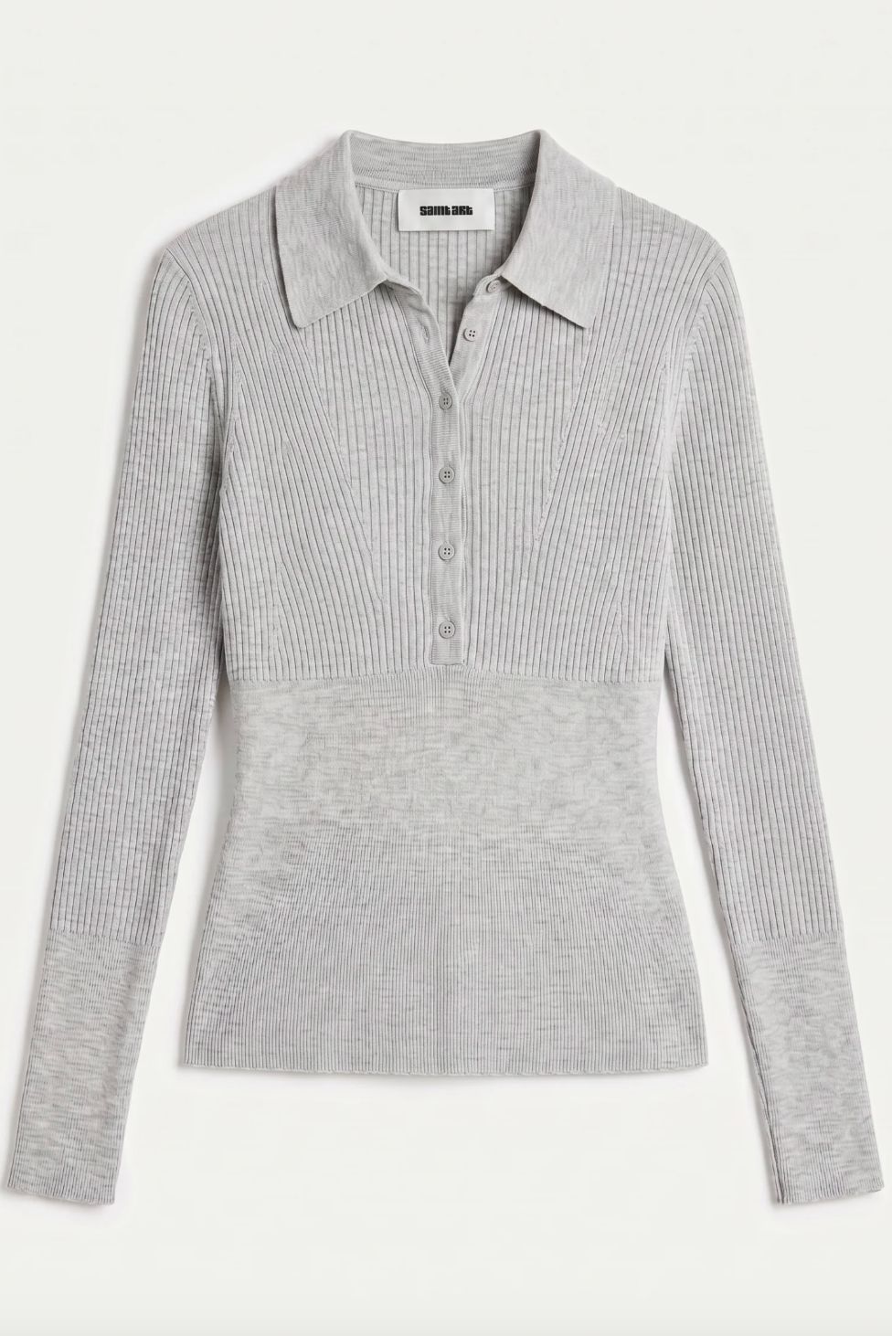 Saint Art Cillian Rib Polo Sweater