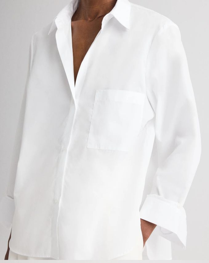 TWP Next Morning Shirt In White