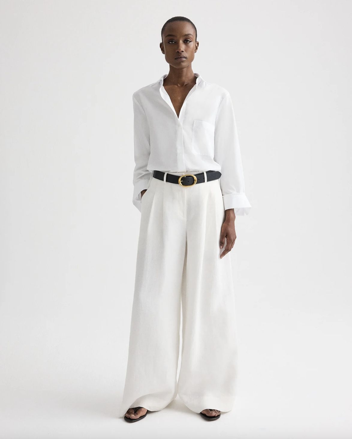 TWP Next Morning Shirt In White