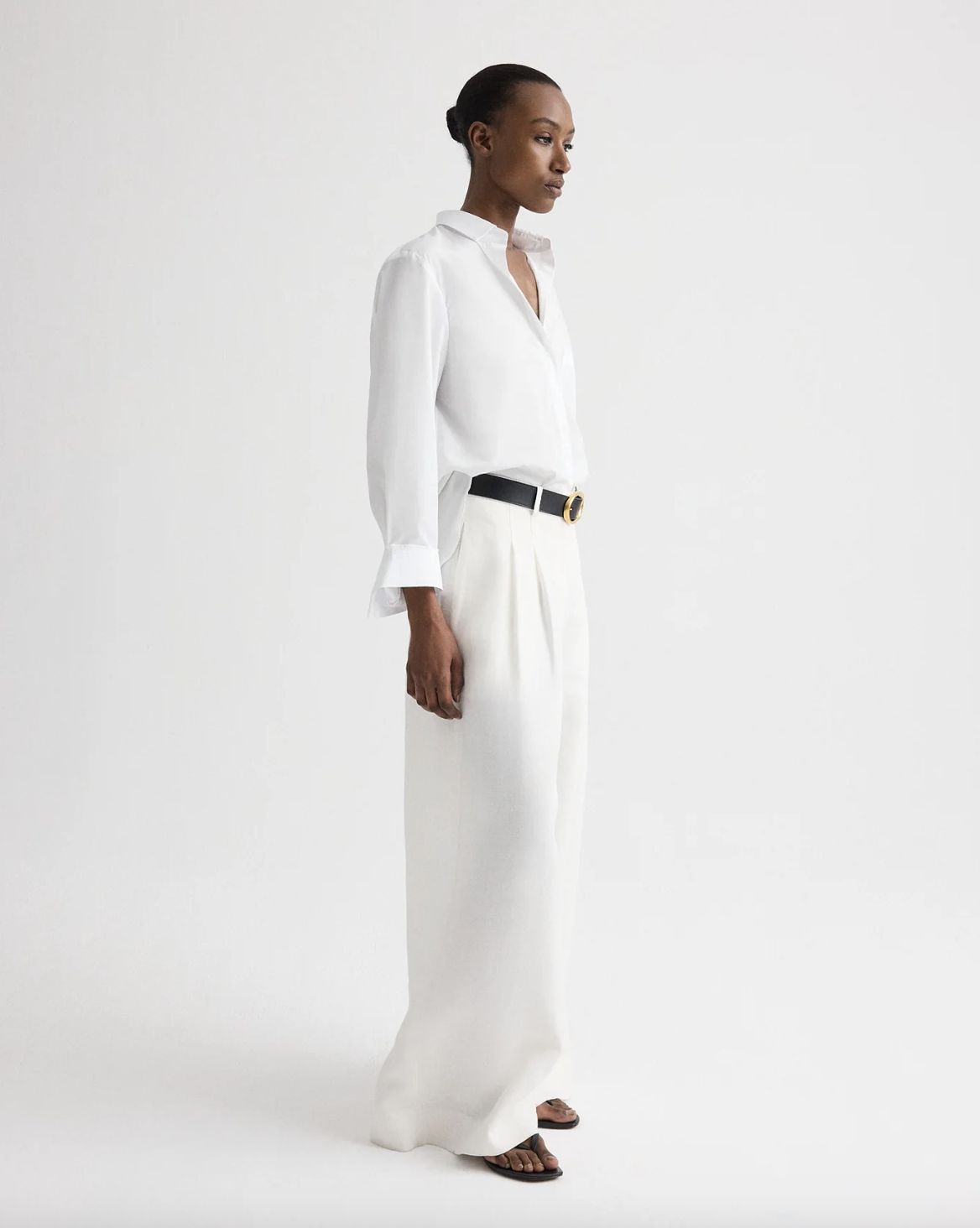 TWP Next Morning Shirt In White