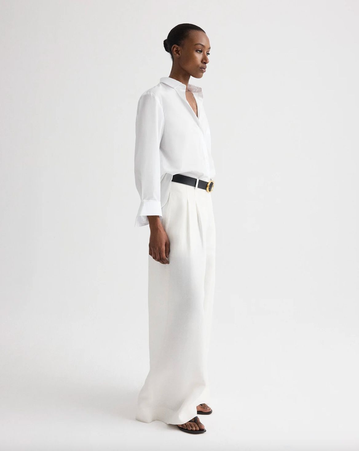 TWP Next Morning Shirt In White