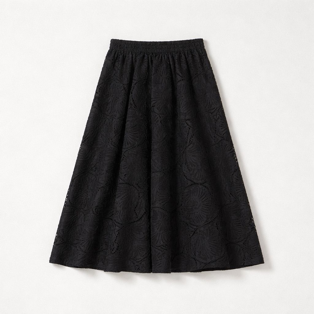 Chaton Louise Midi Skirt Chaton Louise Midi Skirt, Color: Noir, Size: XS