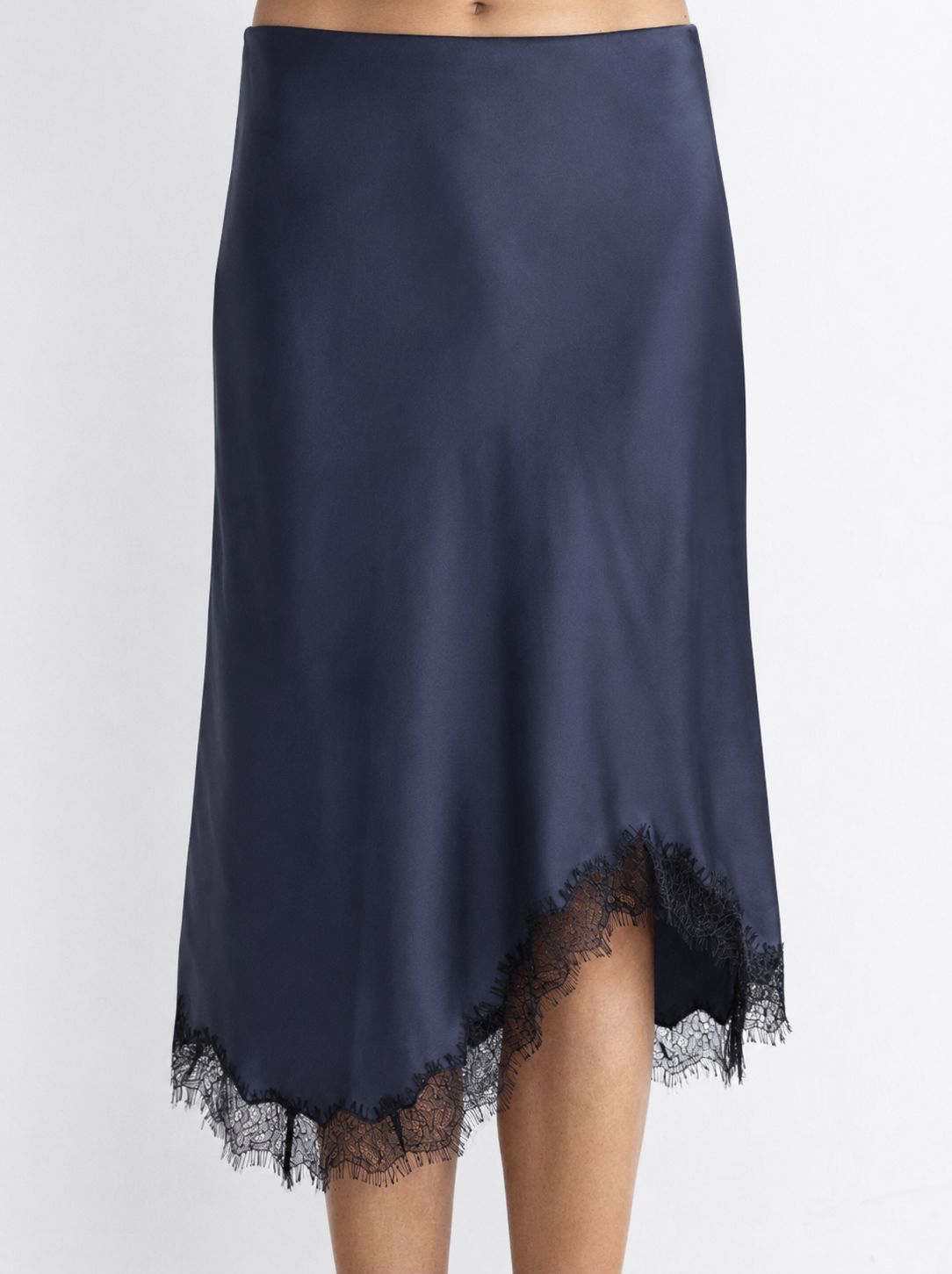 Go Silk Lacey Le Skirt in Midnight