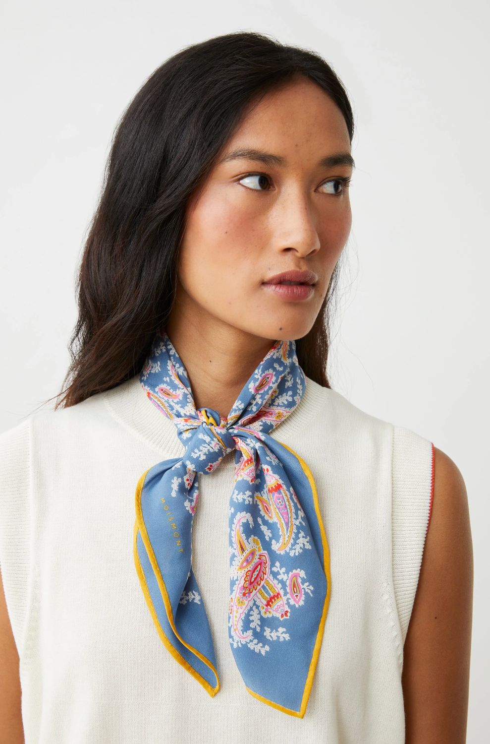 Moismont Colibri Scarf Crepe de Sole