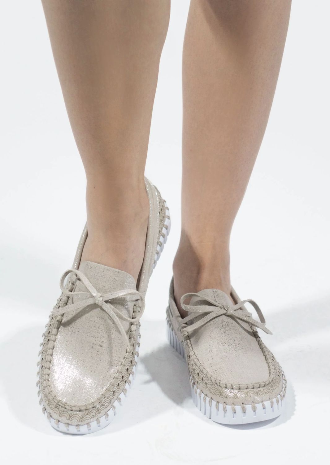 Ilse Jacobsen Metallic Loafer