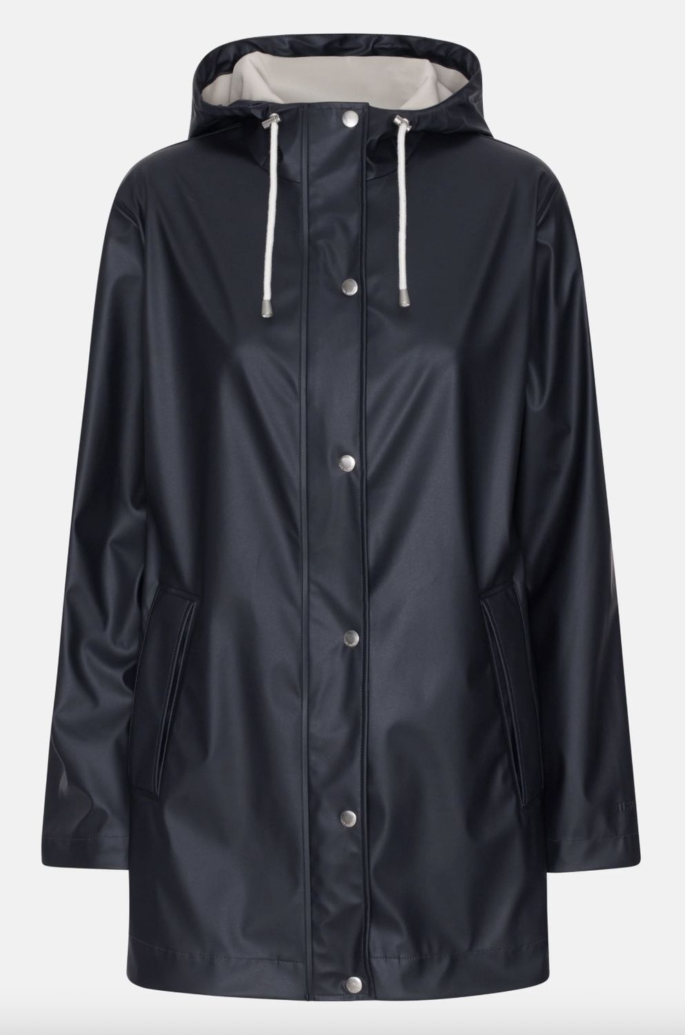 Ilse Jacobsen Raincoat in Dark Indigo