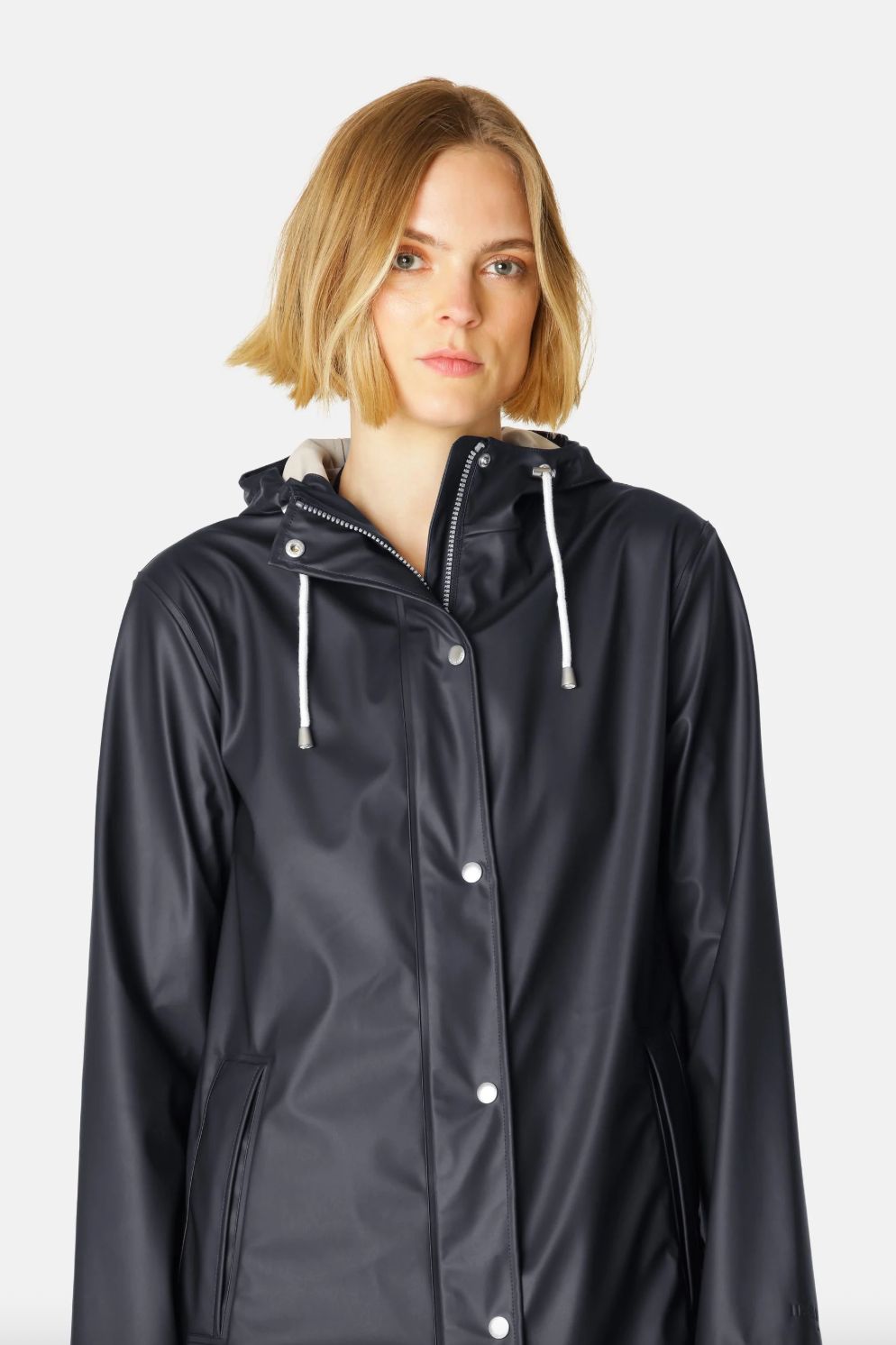 Ilse Jacobsen Raincoat in Dark Indigo