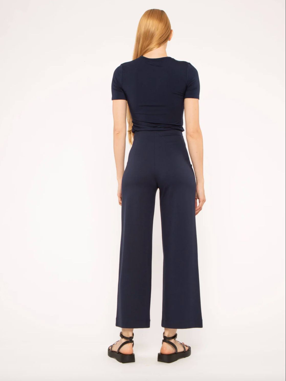 Ripley Rader Straight Leg Crop Pant in Navy