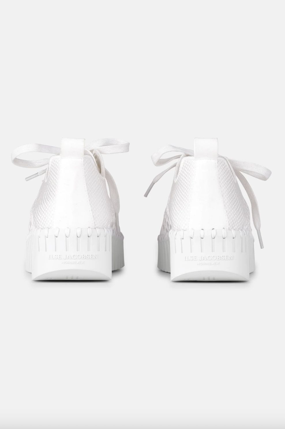 Ilse Jacobsen Embroidery Sneaker in White