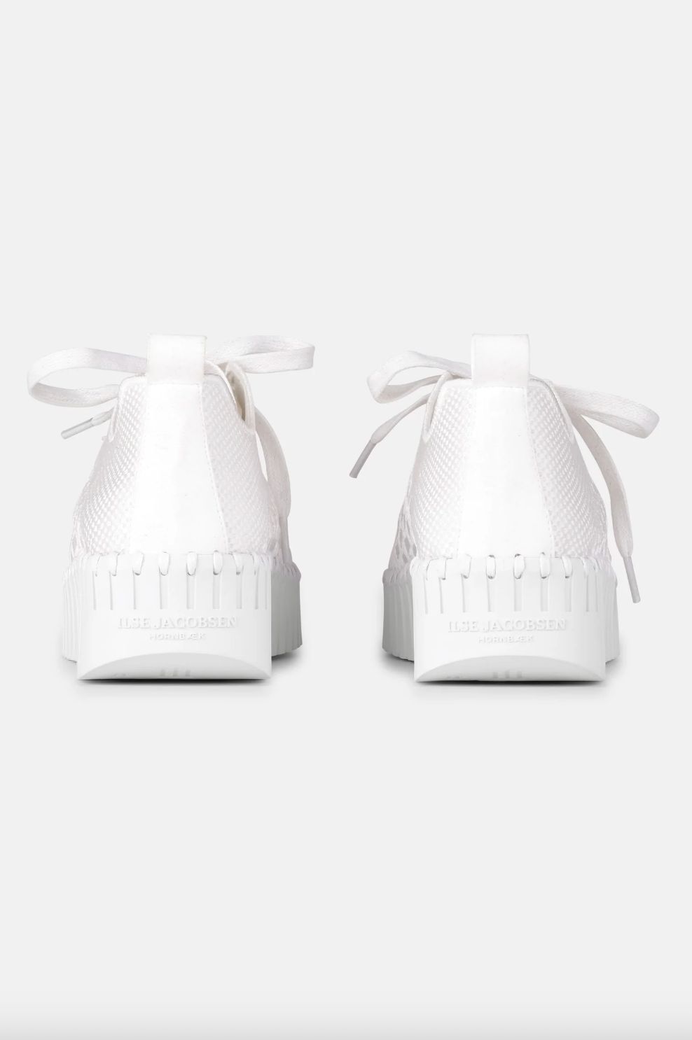 Ilse Jacobsen Embroidery Sneaker in White