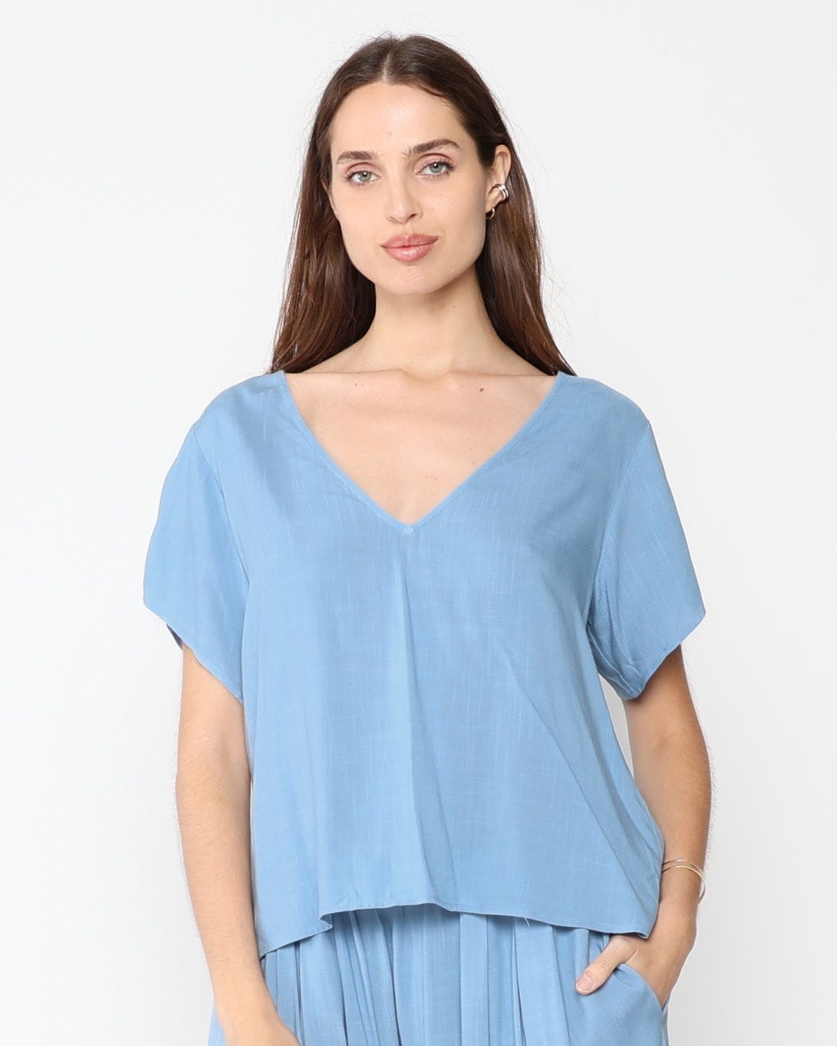 Ripley Rader Linen Everyday V-Neck