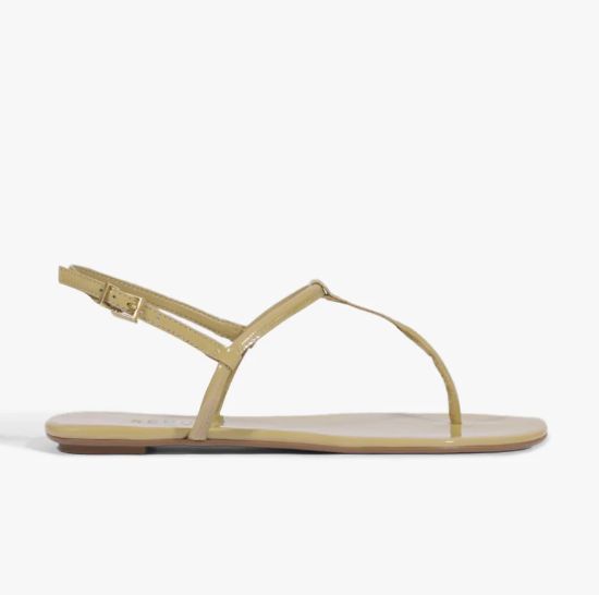 Schutz Elsha Sandal in Ecru Olive