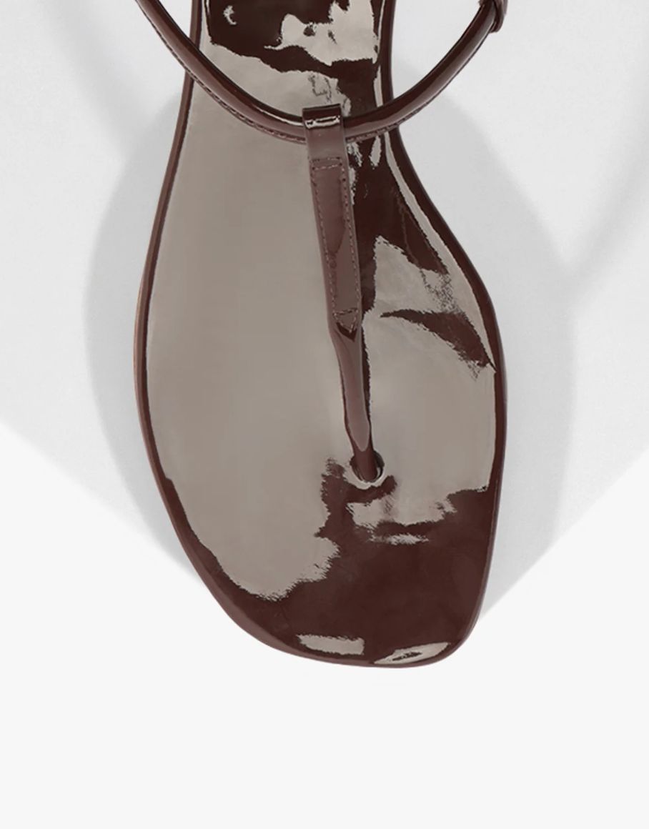 Schutz Elsha Sandal in Root Brown