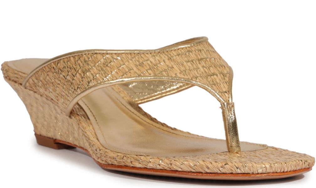 Schutz Maya Low Wedge Sandal