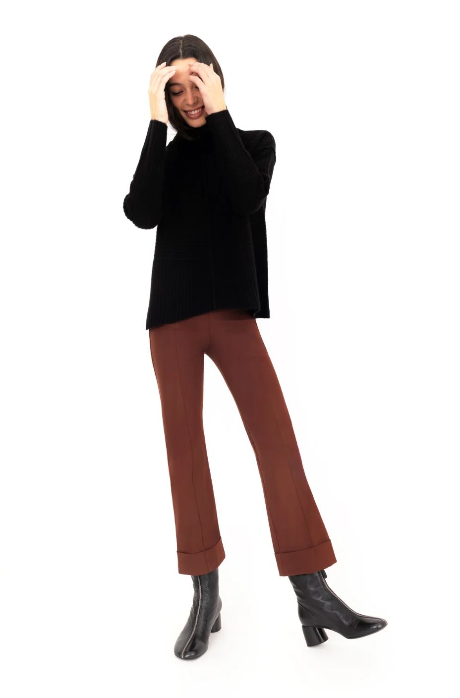 Elaine Kim Echo Sweater in Black