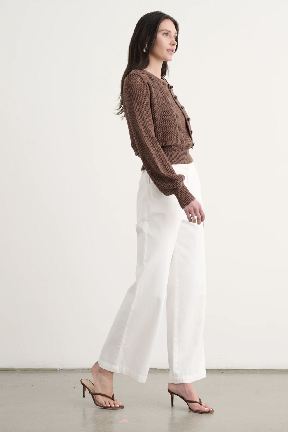 Toccin Tori Blouson Sleeve Cardigan