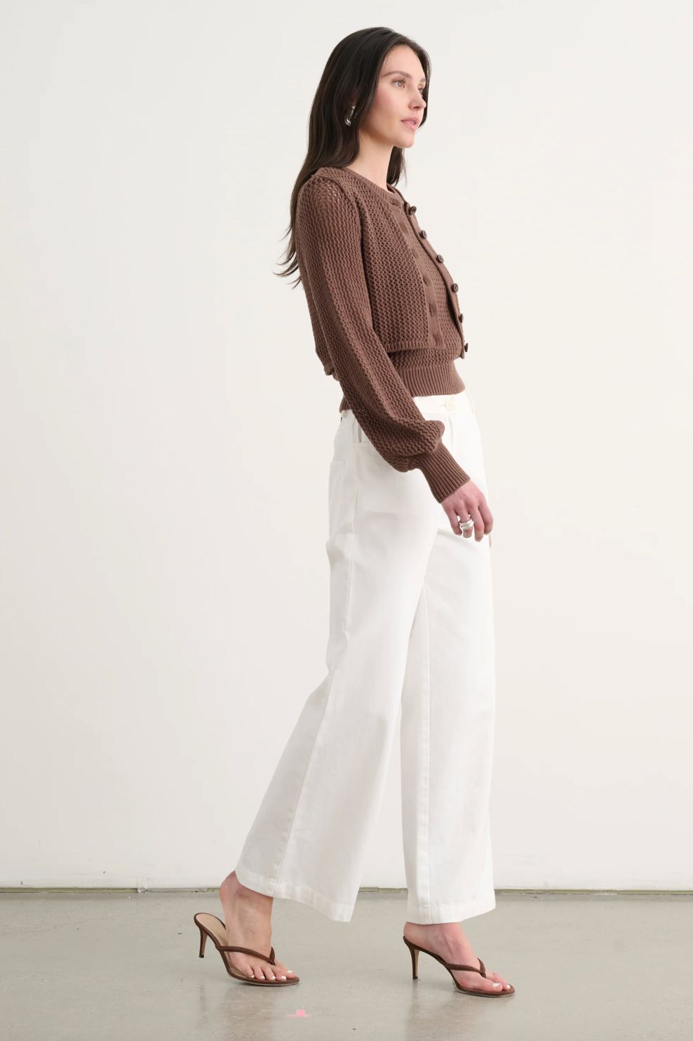 Toccin Tori Blouson Sleeve Cardigan