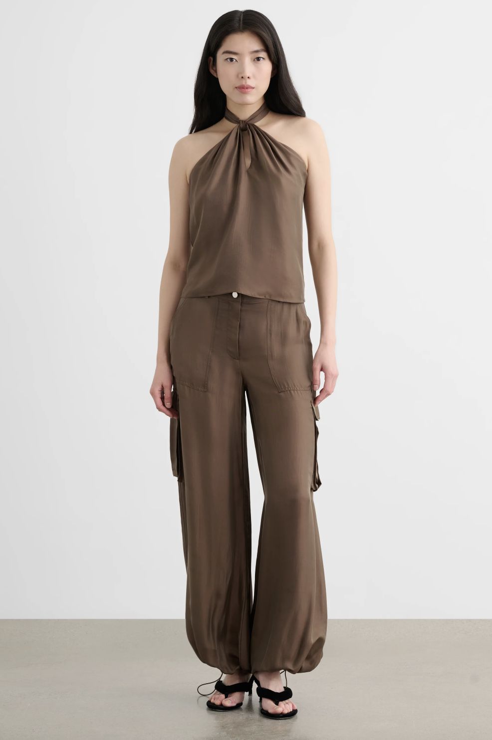 Toccin James Cargo Pant in Coffee