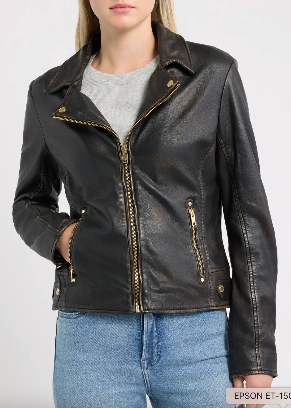 Mauritius Hazie Leather Jacket
