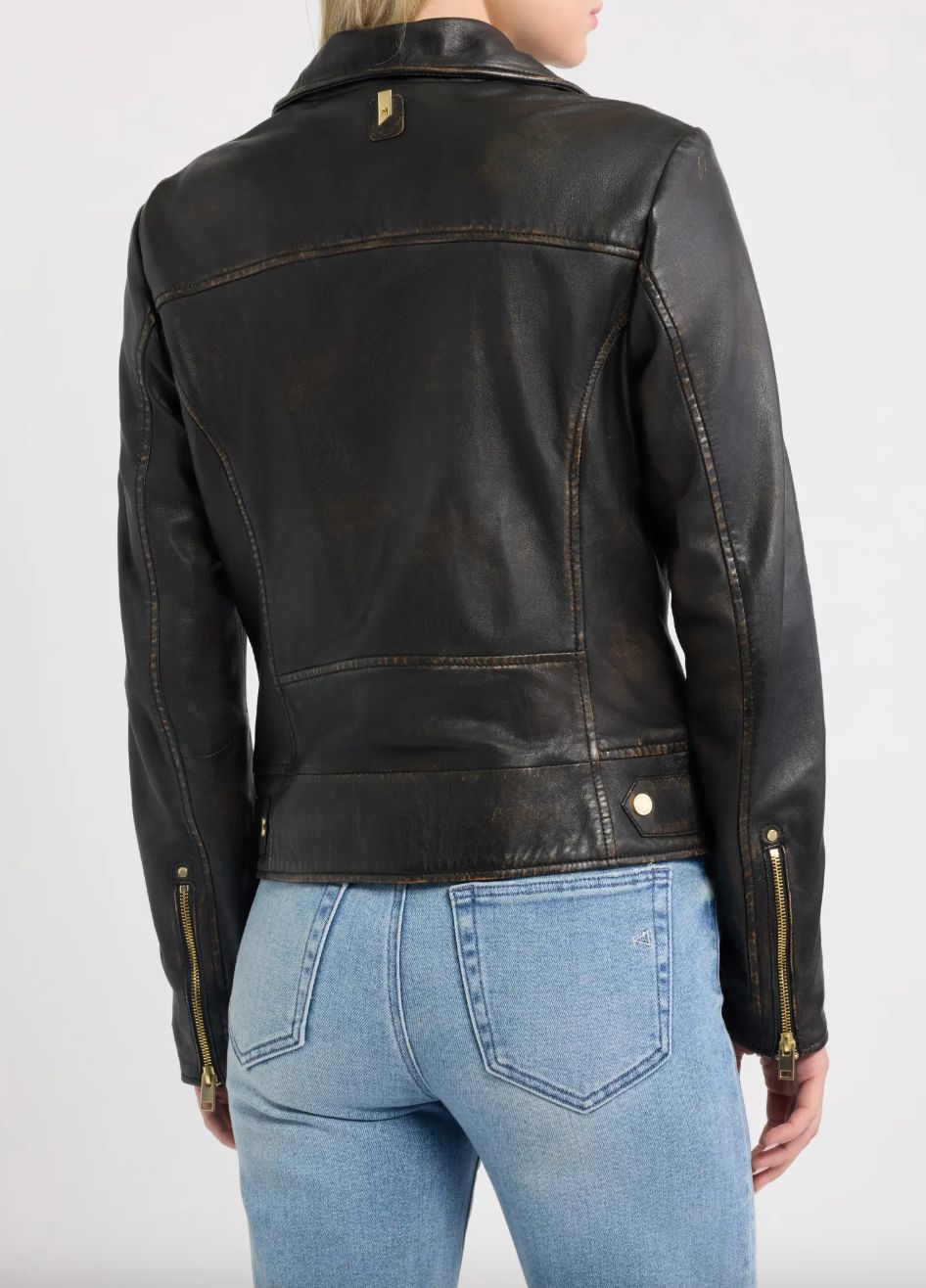 Mauritius Hazie Leather Jacket