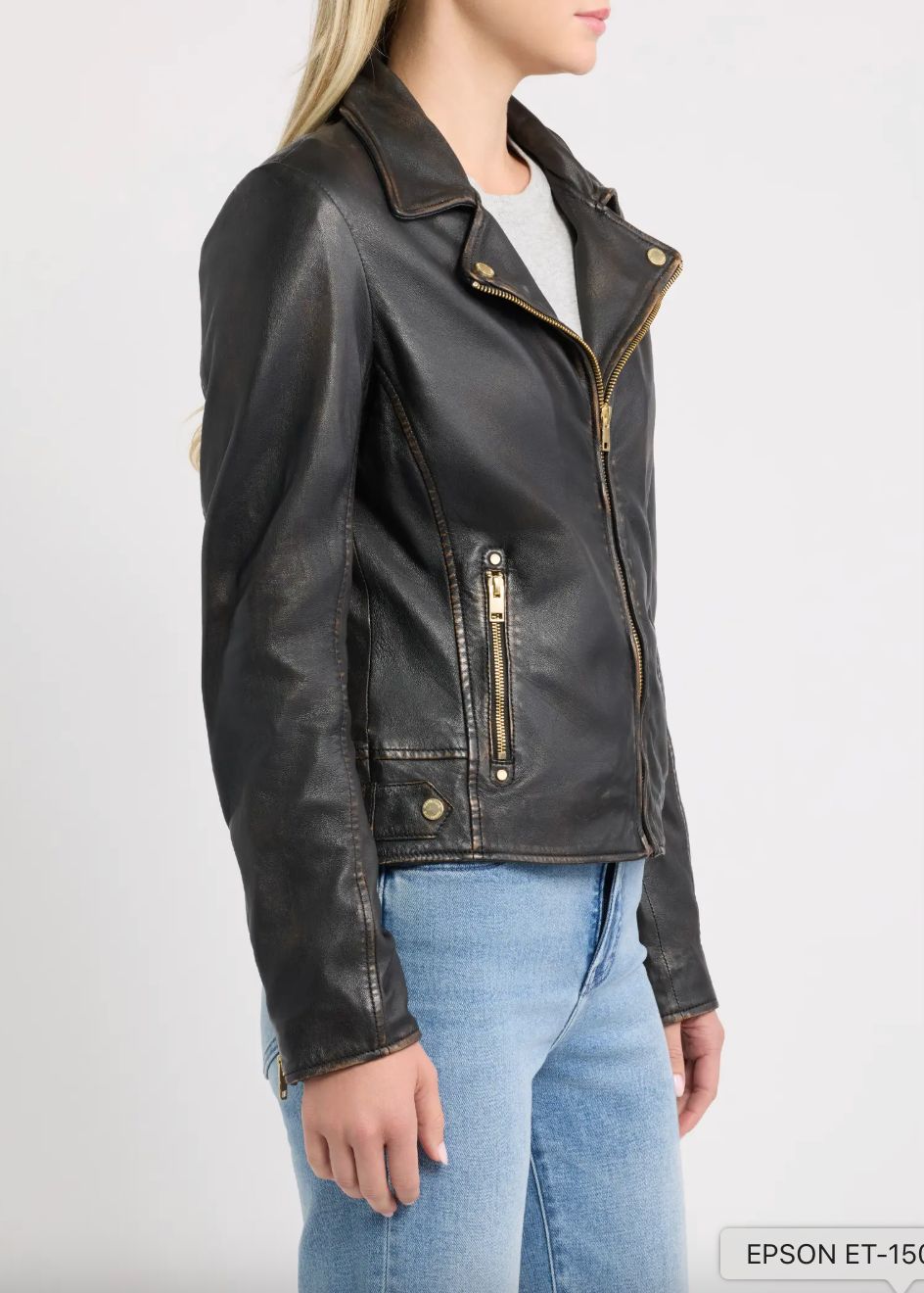 Mauritius Hazie Leather Jacket