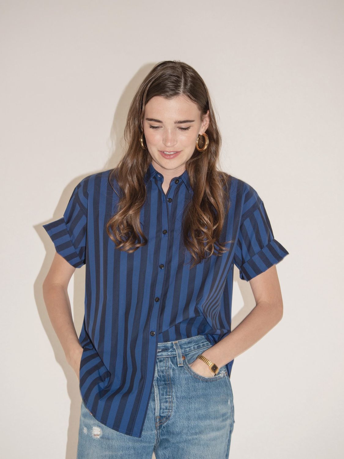 Heather Harlan Short Sleeve Swing Shirt