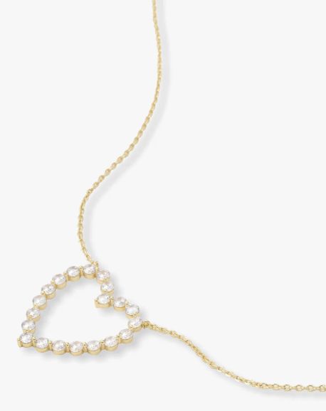 Melinda Maria She's an Icon Baby Heart Necklace