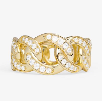 Melinda Maria Graduated Pave Julian Ring
