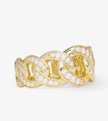 Melinda Maria Graduated Pave Julian Ring