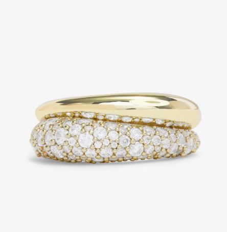 Melinda Maria Norah Loves a Pave Double Ring