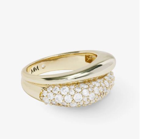 Melinda Maria Norah Loves a Pave Double Ring