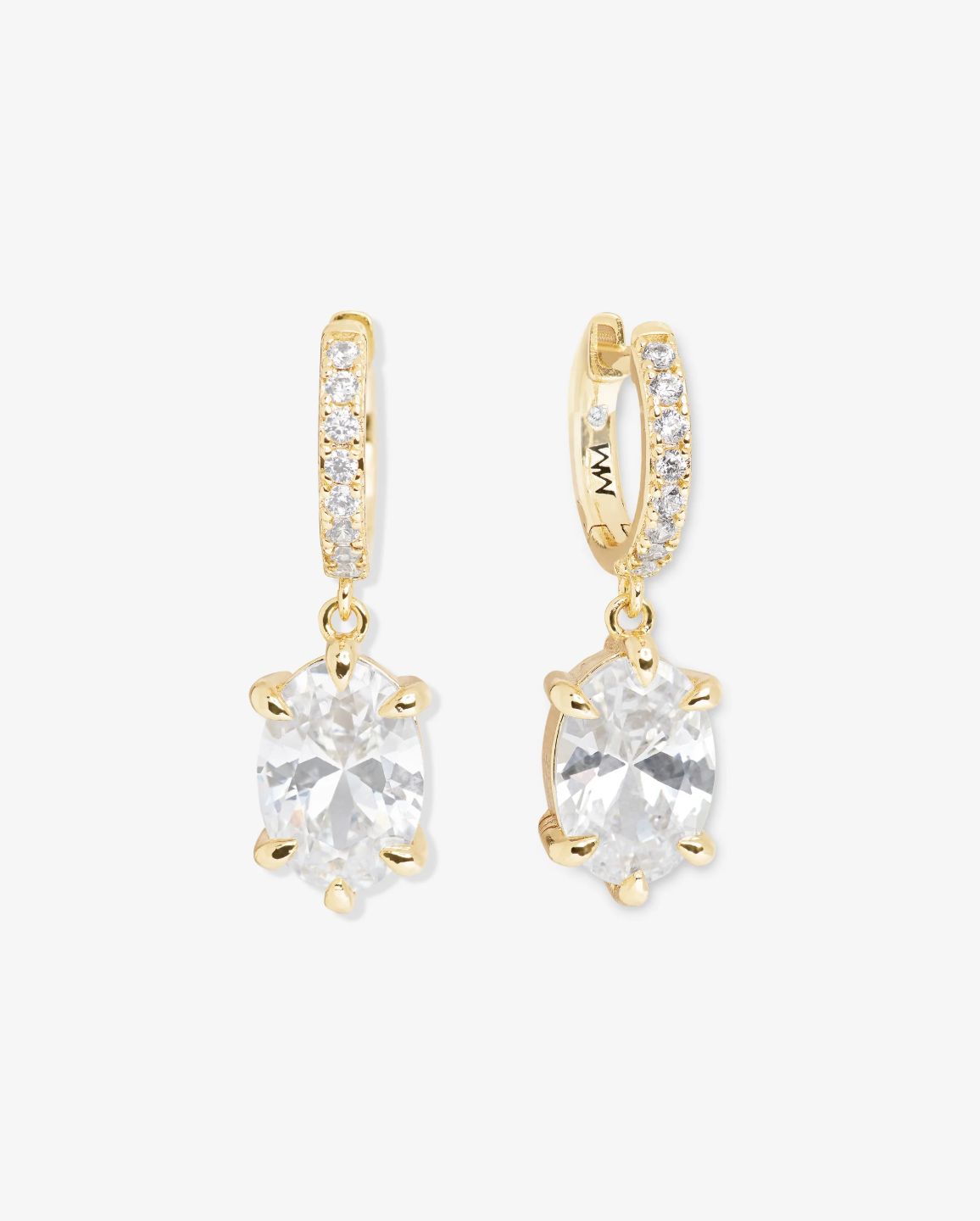 Melinda Maria She's on Point Earring in Gold
