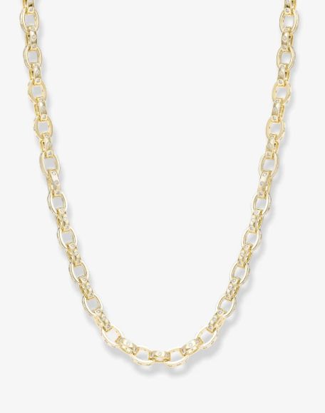 Melinda Maria Ashley Chain Link Necklace in Gold 18"
