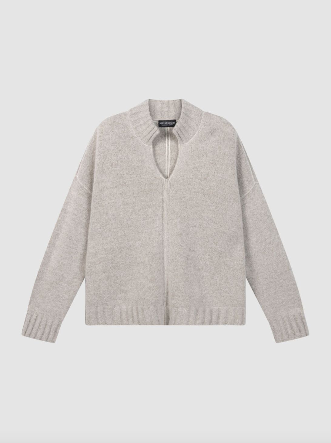 Repeat Cashmere Pullover Sweater in Hazel
