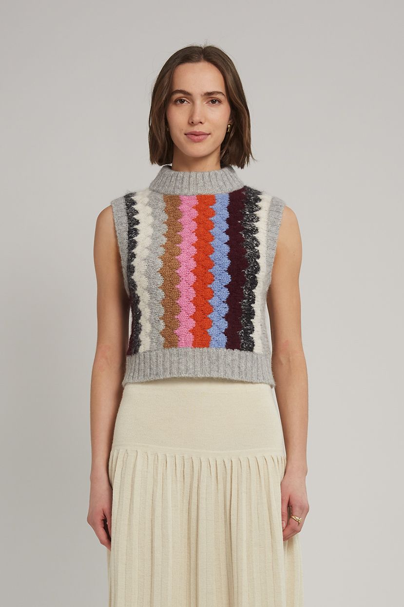 Eleven Six Carla Vest, Color: Multi Color, Size: XS/S
