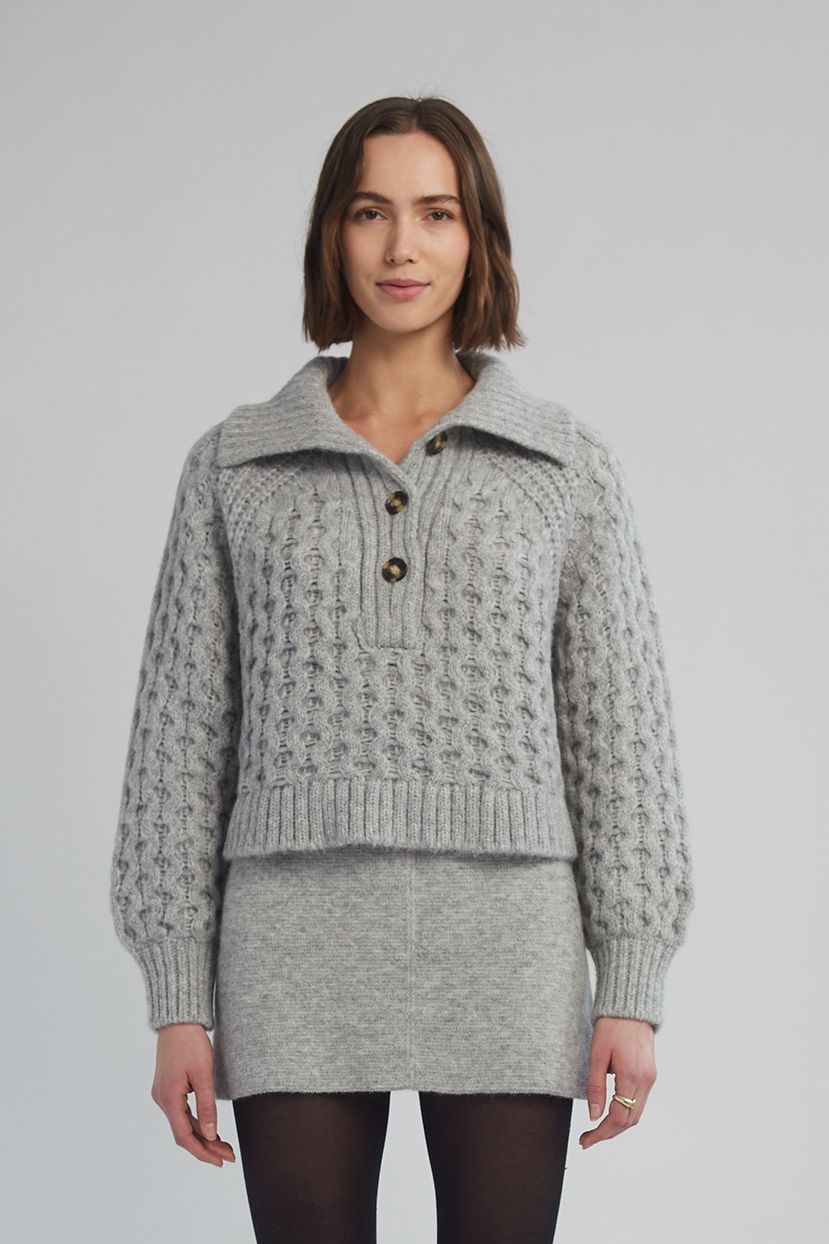 Eleven Six Kara Sweater, Color: Pale Melange, Size: XS/S