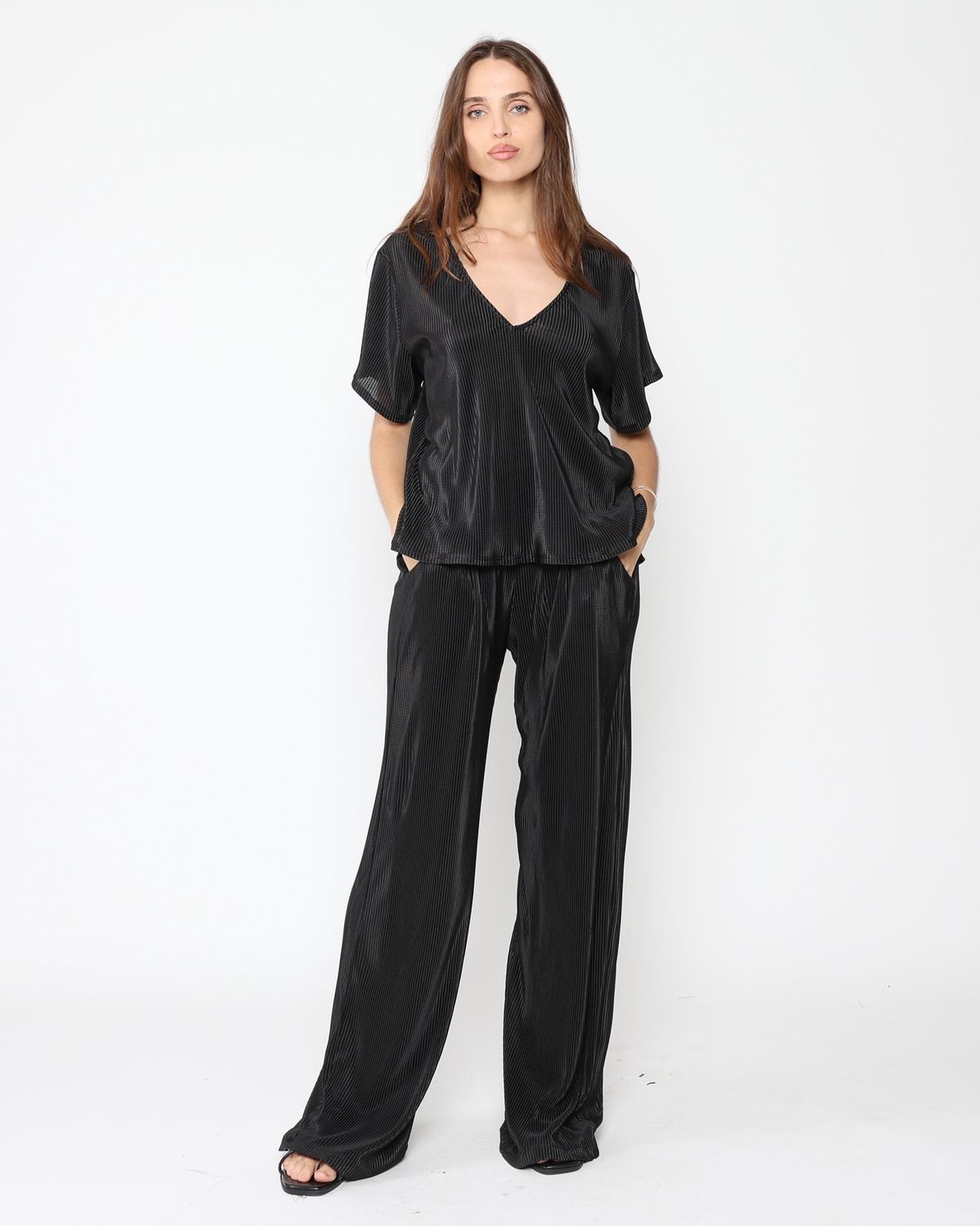 Ripley Rader Micropleat Lounge Pant, Color: Black, Size: 1