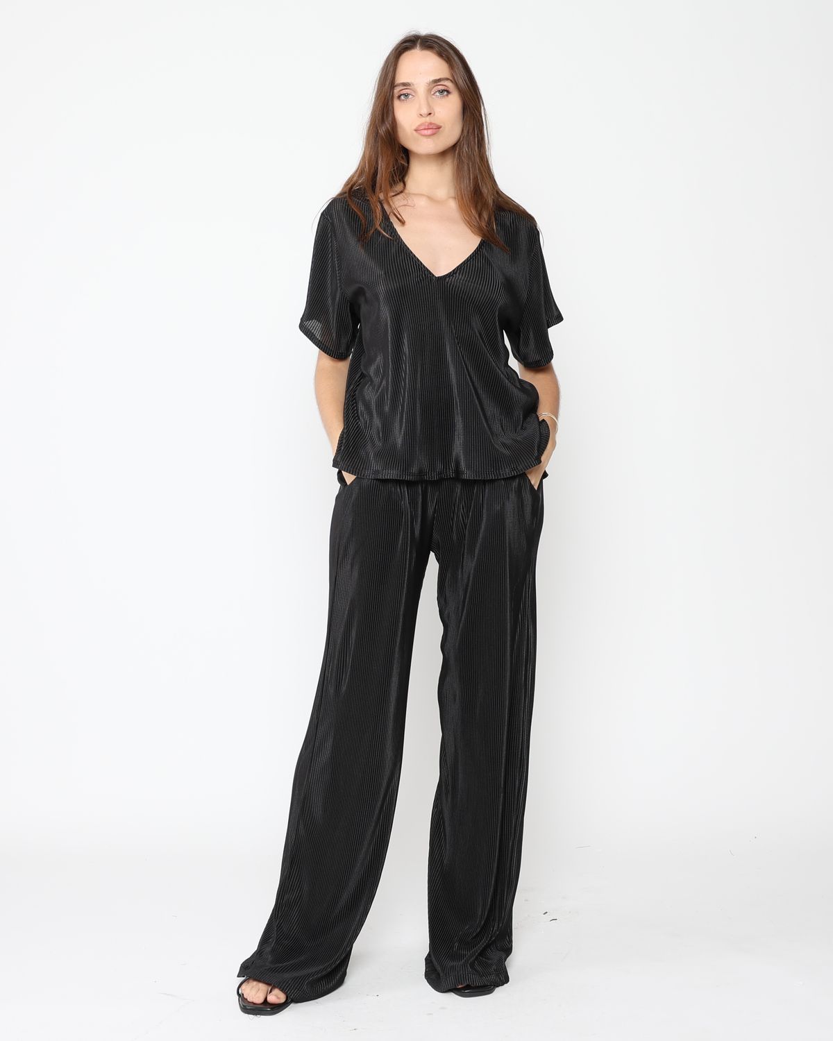 Ripley Rader Micropleat Lounge Pant, Color: Black, Size: 1