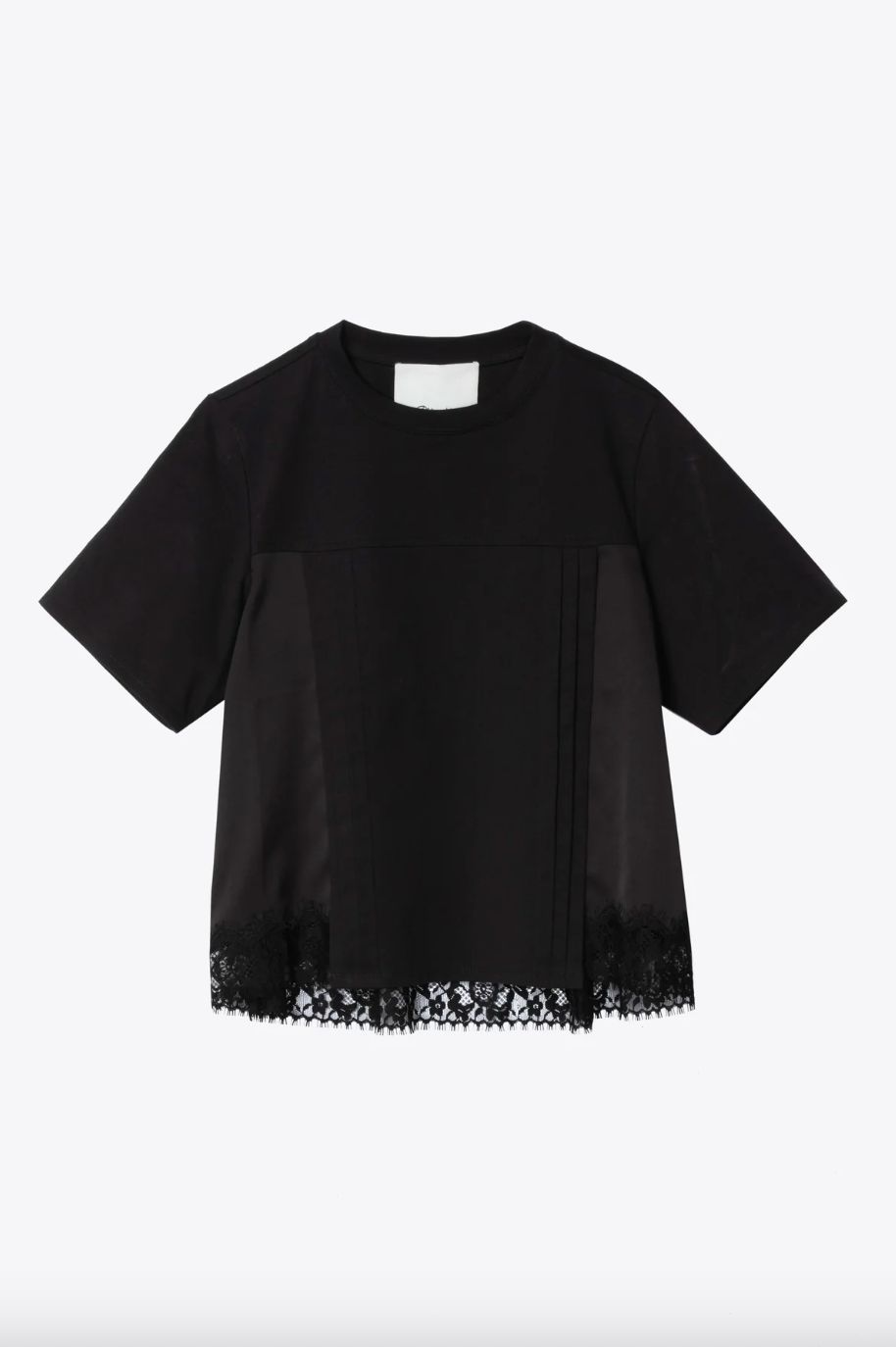 Phillip Lim Satin Lace Combo T-Shirt