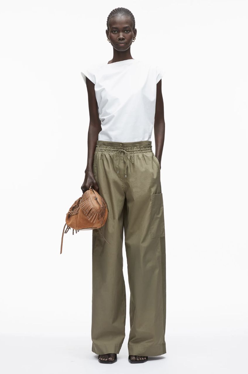 Phillip Lim Double Waistband Poplin Pant