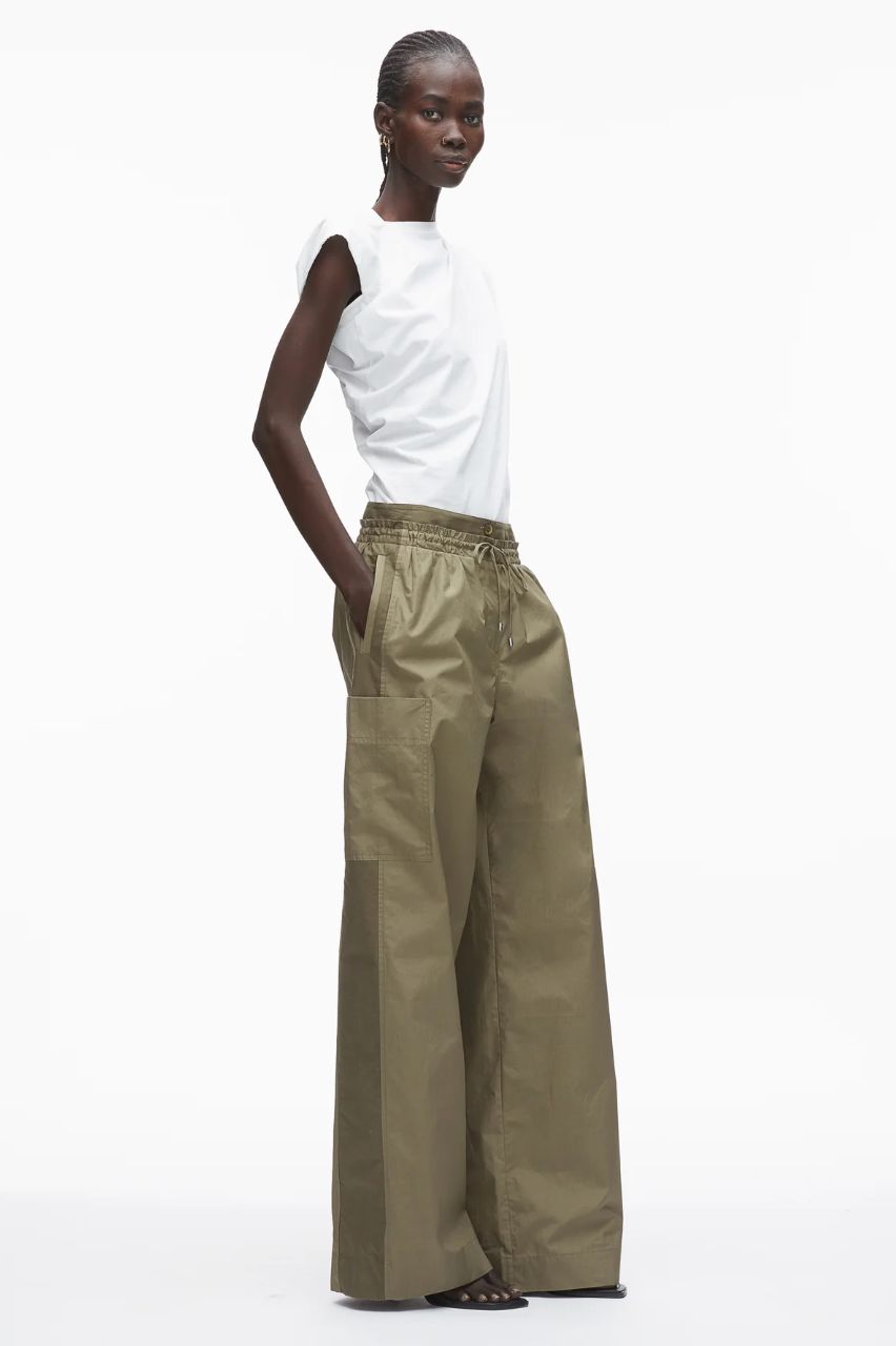 Phillip Lim Double Waistband Poplin Pant