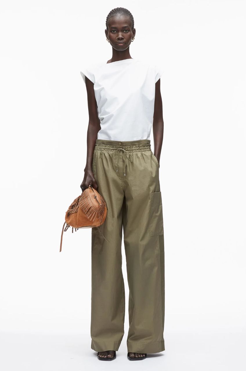 Phillip Lim Double Waistband Poplin Pant