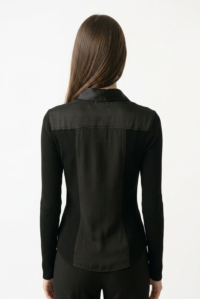 Lola &amp; Sophie Mixed Media Shirt