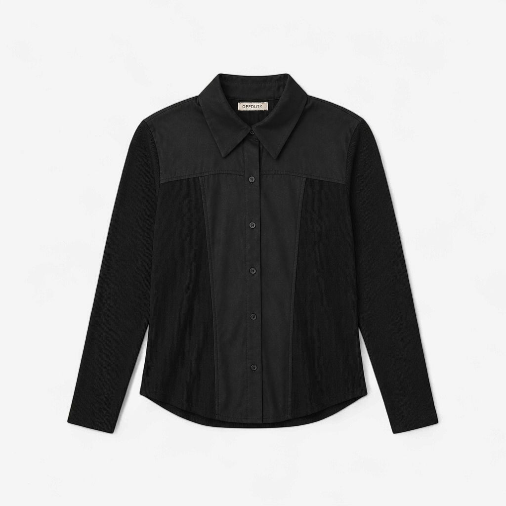 Lola &amp; Sophie Mixed Media Shirt